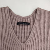 Pal'las Palace PKBL-3874C バルキーコットンベスト 定価24000円 ノースリーブニット ベスト 23AW ピンクベージュ レディース パラスパレス【中古】5-1025T∞