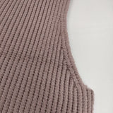 Pal'las Palace PKBL-3874C バルキーコットンベスト 定価24000円 ノースリーブニット ベスト 23AW ピンクベージュ レディース パラスパレス【中古】5-1025T∞