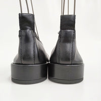 FABIO RUSCONI ストレッチスリッポンフラットシューズ 34 定価27500円 スリッポン ブラック レディース ファビオルスコーニ【中古】5-0829G♪