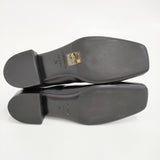 FABIO RUSCONI ストレッチスリッポンフラットシューズ 34 定価27500円 スリッポン ブラック レディース ファビオルスコーニ【中古】5-0829G♪