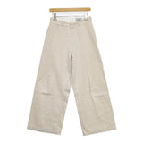 YAECA CHINO CLOTH PANTS WIDE ワイド 60602 チノパンツ ベージュ レディース ヤエカ【中古】5-1124G∞