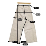 YAECA CHINO CLOTH PANTS WIDE ワイド 60602 チノパンツ ベージュ レディース ヤエカ【中古】5-1124G∞