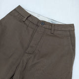 YAECA WRITE 98656 コットンリネンツイル パンツ ブラウン レディース ヤエカ【中古】5-1124G∞