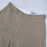 YAECA CHINO CLOTH PANTS WIDE ワイド 60602 チノパンツ ベージュ KHAKI レディース ヤエカ【中古】5-1124G∞