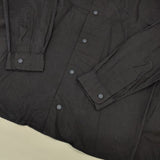 YAECA スナップボタン 長袖 11179 コットン ブラウス シャツ ネイビー レディース ヤエカ【中古】5-1221M∞