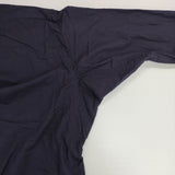 YAECA スナップボタン 長袖 11179 コットン ブラウス シャツ ネイビー レディース ヤエカ【中古】5-1221M∞