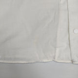 YAECA スナップボタン 長袖 11179 コットンカシミヤ ブラウス シャツ オフホワイト レディース ヤエカ【中古】5-1221M∞