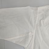 YAECA スナップボタン 長袖 11179 コットンカシミヤ ブラウス シャツ オフホワイト レディース ヤエカ【中古】5-1221M∞