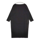 YAECA 12784 コットンリネン ワンピース ブラック レディース ヤエカ【中古】5-1124M∞