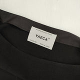 YAECA 12784 コットンリネン ワンピース ブラック レディース ヤエカ【中古】5-1124M∞