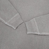 YAECA STOCK 82002 サーマル コットン 長袖Ｔシャツ カットソー ロンＴ グレージュ レディース ヤエカ【中古】5-1126M∞