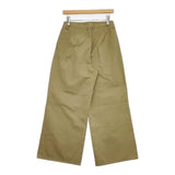 AURALEE ワイドパンツ A95P02CN コットン パンツ カーキ レディース オーラリー【中古】5-1124G∞