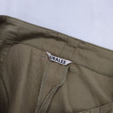 AURALEE ワイドパンツ A95P02CN コットン パンツ カーキ レディース オーラリー【中古】5-1124G∞