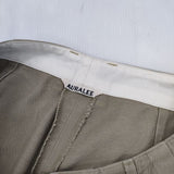 AURALEE ワイドパンツ A7AP2CN コットン パンツ ベージュ レディース オーラリー【中古】5-1124G∞