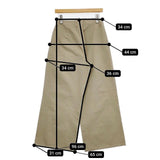 AURALEE ワイドパンツ A7AP2CN コットン パンツ ベージュ レディース オーラリー【中古】5-1124G∞