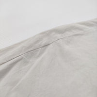 Gauze# プルオーバー ドロップショルダー ワイドシルエット ブラウス シャツ ライトグレー レディース ガーゼ【中古】5-0822M♪