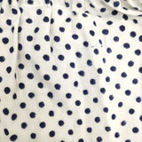 ゴーシュ ポルカドットローンスカート G154-S030 コットン ロングスカート ホワイト ブルー レディース ゴーシュ【中古】6-0301M∞