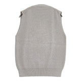 ゴーシュ G181-K001 コットンファームリブ Vネックノースリーブニット ベスト グレー レディース ゴーシュ【中古】5-1126M∞
