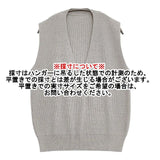 ゴーシュ G181-K001 コットンファームリブ Vネックノースリーブニット ベスト グレー レディース ゴーシュ【中古】5-1126M∞