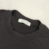 homspun 222-6412 エジプト綿天竺長袖プルオーバー 長袖Ｔシャツ カットソー ロンＴ ブラック レディース ホームスパン【中古】5-1126M∞