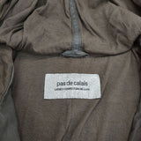 pas de calais レザー 羊革 シープスキン 革ジャン ジャケット グレー レディース パドカレ【中古】5-1127T∞