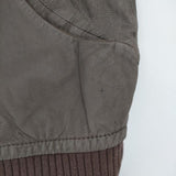 pas de calais レザー 羊革 シープスキン 革ジャン ジャケット グレー レディース パドカレ【中古】5-1127T∞