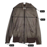 pas de calais レザー 羊革 シープスキン 革ジャン ジャケット グレー レディース パドカレ【中古】5-1127T∞