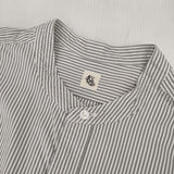 KAPTAIN SUNSHINE KS7FSH02 バンドカラー ストライプ コットン 長袖シャツ ホワイト グレー メンズ キャプテン サンシャイン【中古】5-1113M∞