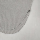 KAPTAIN SUNSHINE KS7FSH02 バンドカラー ストライプ コットン 長袖シャツ ホワイト グレー メンズ キャプテン サンシャイン【中古】5-1113M∞