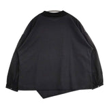 nachukara nk117042 アシンメトリー ブラウス シャツ ブラック レディース ナチュカラ【中古】5-1126M∞