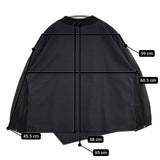 nachukara nk117042 アシンメトリー ブラウス シャツ ブラック レディース ナチュカラ【中古】5-1126M∞