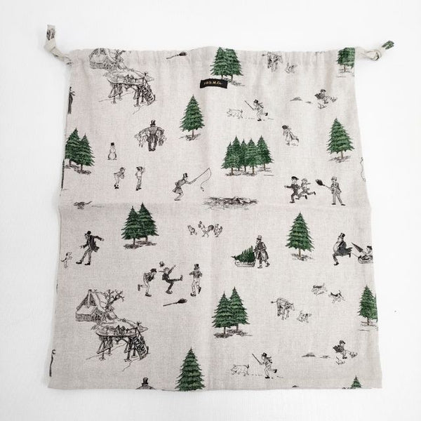 R&D.M.Co- WEEKEND HILL DRAWSTRING BAG 定価7260円 巾着 トートバッグ ベージュ レディース オールドマンズテーラー【中古】5-1122G∞