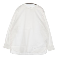 かぐれ クルーネックプルオーバーシャツ 定価14300円 GA46-23M010 ブラウス シャツ 24AW ホワイト レディース かぐれ【中古】5-0902M♪