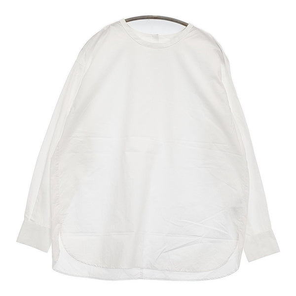 かぐれ クルーネックプルオーバーシャツ 定価14300円 GA46-23M010 ブラウス シャツ 24AW ホワイト レディース かぐれ【中古】5-0902M♪
