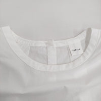 かぐれ クルーネックプルオーバーシャツ 定価14300円 GA46-23M010 ブラウス シャツ 24AW ホワイト レディース かぐれ【中古】5-0902M♪