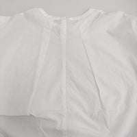 かぐれ クルーネックプルオーバーシャツ 定価14300円 GA46-23M010 ブラウス シャツ 24AW ホワイト レディース かぐれ【中古】5-0902M♪