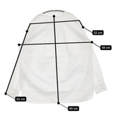 かぐれ クルーネックプルオーバーシャツ 定価14300円 GA46-23M010 ブラウス シャツ 24AW ホワイト レディース かぐれ【中古】5-0902M♪