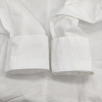 かぐれ クルーネックプルオーバーシャツ 定価14300円 GA46-23M010 ブラウス シャツ 24AW ホワイト レディース かぐれ【中古】5-0902M♪