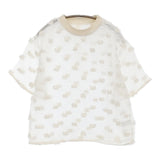 qiri 新品 氷dot jacquardブラウス 定価19800円 63-01-BL-017-25-1 ブラウス シャツ 25SS キナリ レディース キリ【中古】5-0902S♪