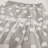 qiri 新品 氷dot jacquard スカート 定価30800円 ロングスカート 24SS ベージュ レディース キリ【中古】5-0902M♪