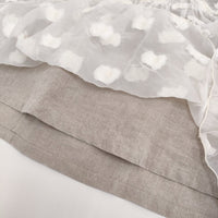 qiri 新品 氷dot jacquard スカート 定価30800円 ロングスカート 24SS ベージュ レディース キリ【中古】5-0902M♪
