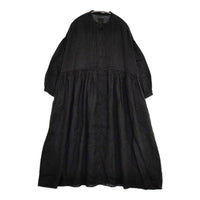 オオカミとフクロウ portom21068 リネン バンドカラー ワンピース