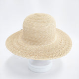 wicagrocery ストローハット Round Brim Flat 麦わら帽子 ハット ベージュ レディース ウィカグロサリー【中古】5-0829M♪