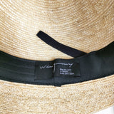 wicagrocery ストローハット Round Brim Flat 麦わら帽子 ハット ベージュ レディース ウィカグロサリー【中古】5-0829M♪