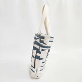 mina perhonen flags hs9110 トートバッグ ホワイト ブルー レディース ミナペルホネン【中古】5-1122G∞