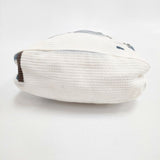 mina perhonen flags hs9110 トートバッグ ホワイト ブルー レディース ミナペルホネン【中古】5-1122G∞