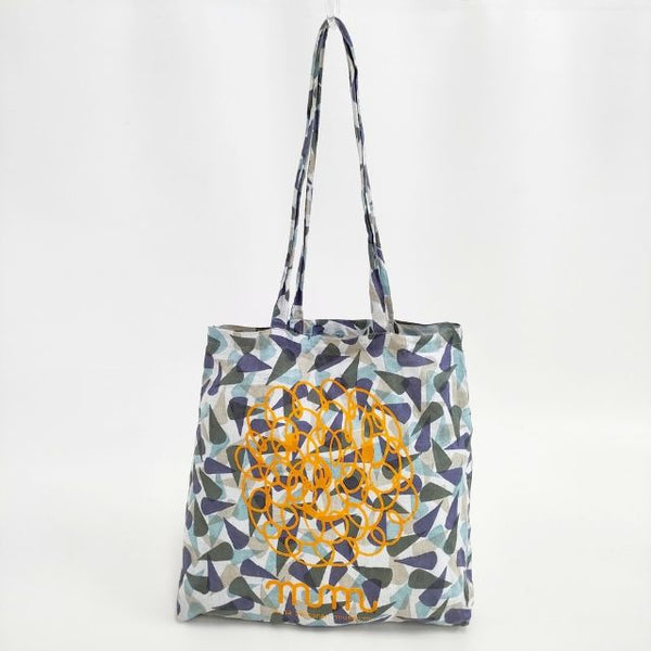 mina perhonen ミュージアム enfants terribles zs9210 リネン トートバッグ マルチカラー レディース ミナペルホネン【中古】5-1122G∞