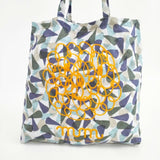 mina perhonen ミュージアム enfants terribles zs9210 リネン トートバッグ マルチカラー レディース ミナペルホネン【中古】5-1122G∞