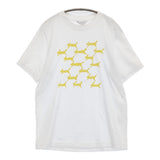 mina perhonen EV0775 runrunrun サイズM 半袖Ｔシャツ カットソー ホワイト レディース ミナペルホネン【中古】5-0822S♪