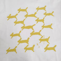 mina perhonen EV0775 runrunrun サイズM 半袖Ｔシャツ カットソー ホワイト レディース ミナペルホネン【中古】5-0822S♪